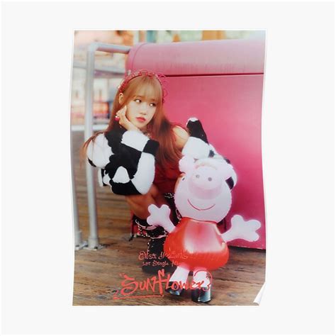 Yoojung Weki Meki Sunflower Pink Version Poster For Sale By