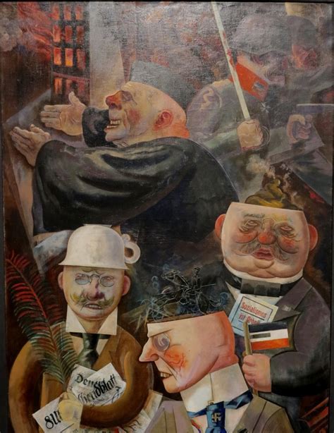 George Grosz Pilastri della società Descrizione dell opera Arthive