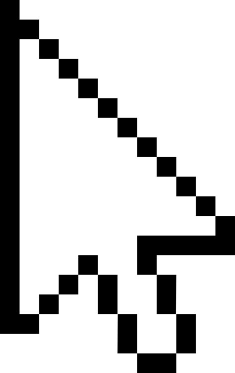 Pixel Cursor Arrow transparent PNG - StickPNG