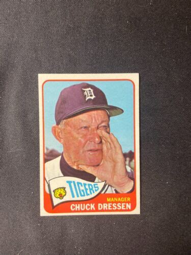 Packfresh Topps Estimated Nm Chuck Dressen Ebay