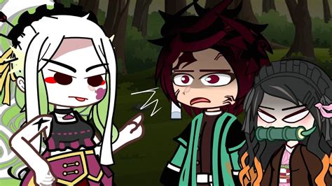 If Daki Called Nezuko Ugly Gacha Club Demon Slayer Youtube