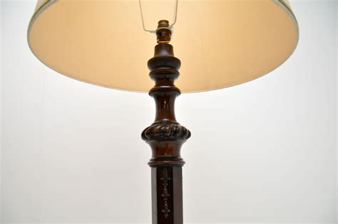 Pair Of Antique Mahogany Floor Lamps Marylebone Antiques