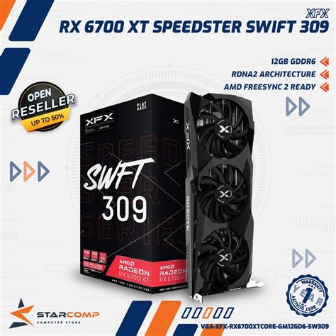 Jual Xfx Radeon Rx Xt Gb Gddr Speedster Swift Black Rx