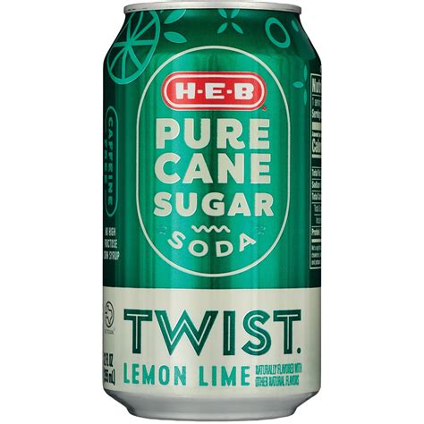 H E B Pure Cane Sugar Twist Soda Shop Soda At H E B