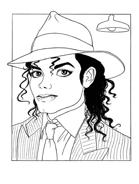 Coloriage Michael Jackson Gratuit T L Charger Et Imprimer Gratuit Sur