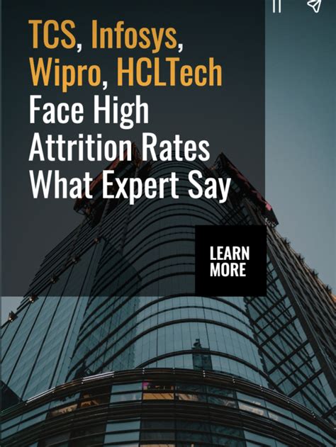 Tcs Infosys Wipro Hcltech Face High Attrition Rates What Expert Say