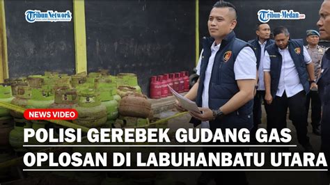 POLISI Gerebek Gudang Gas Oplosan 3 Kg Diduga Milik Anggota DPRD