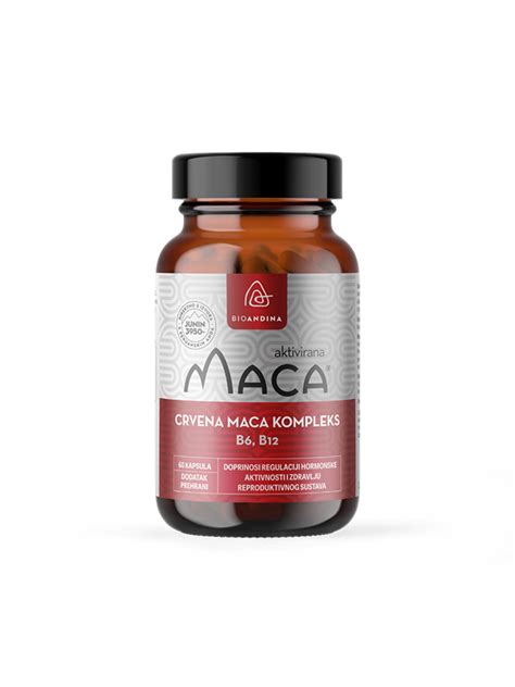 Bioandin Roter Maca-Kapselkomplex - 60 Stück | Bio-Fabrik