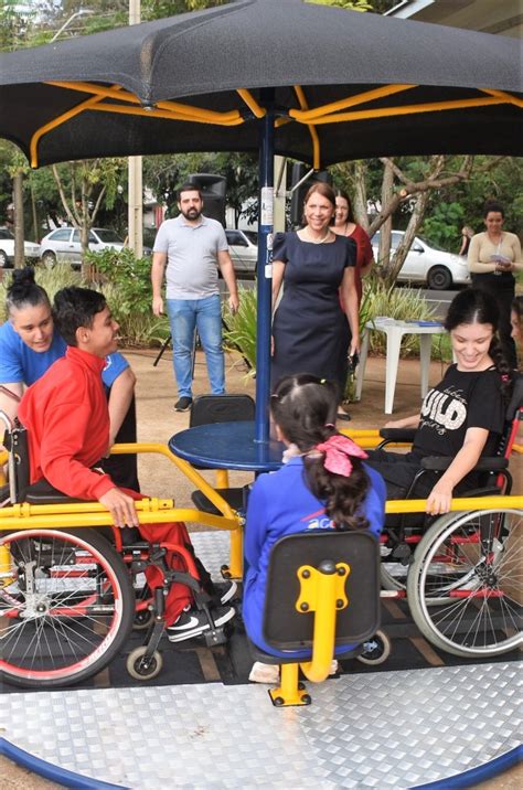 Prefeitura Inaugura Playground Adaptado No Parque Do Kart Dromo S O