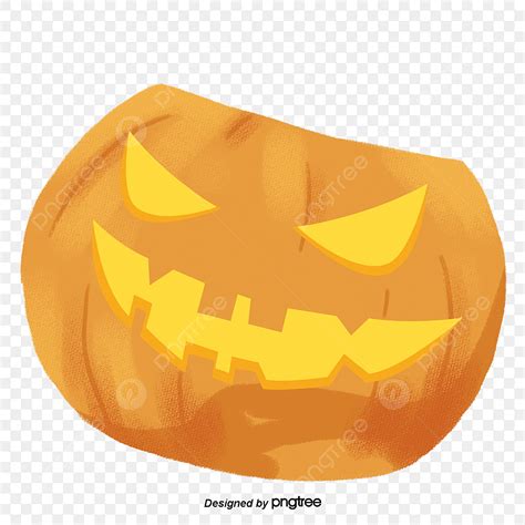 Halloween Horror Png Picture Halloween Brown Pumpkin Horror Expression