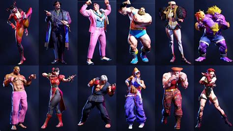 STREET FIGHTER 6 All Characters 2nd Costume Colours 4K 60ᶠᵖˢ