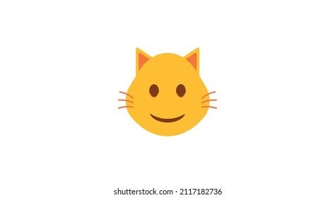 Cat Face Vector Emojivector Emoji Illustration Stock Vector (Royalty Free) 2117182736