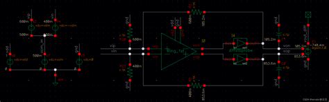 【cadence】stb仿真和ac仿真——以一个简单的全差分反相放大器仿真为例 Csdn博客