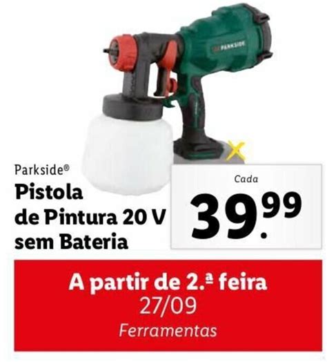 Promo O Parkside Pistola De Pintura V Sem Bateria Em Lidl