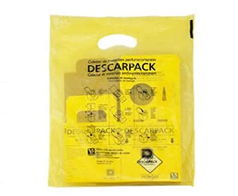 Coletor Para Material Perfurocortante 1 5L Cx 20UN Descarpack