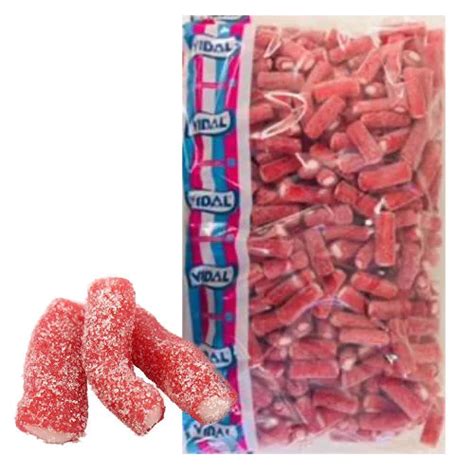 Vidal Mini Fizzy Strawberry Pencil Bites 3kg Stocktons Wholesale Sweets