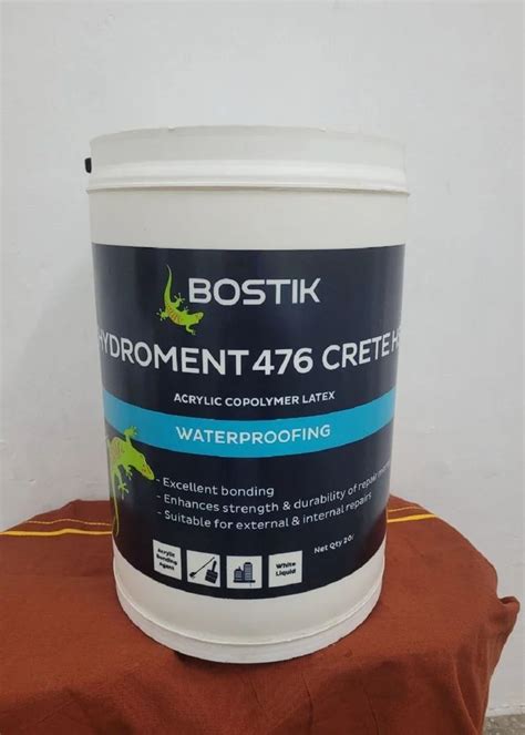 Bostik 20 L Hydroment 476 Crete Hs Waterproofing Chemical Liquid At Rs