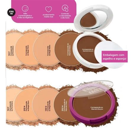 Pó Compacto Matte Real Color Trend Avon Shopee Brasil