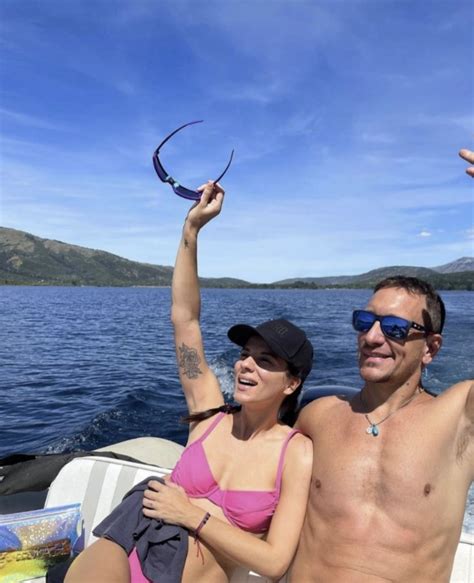 Las fotos de las vacaciones en carpa de Nico Vázquez y Gimena Accardi