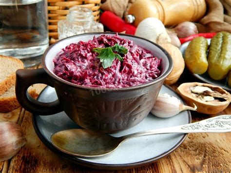 Салат свекла с чесноком и грецким орехом рецепт с фото пошагово и видео ...