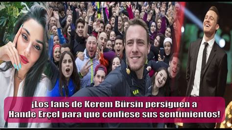 Los fans de Kerem Bürsin persiguen a Hande Erçel para que confiese sus