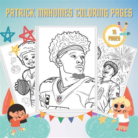 Patrick Mahomes Coloring Pages Free Printable Online Fun