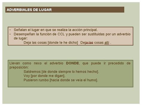 SUBORDINADAS ADVERBIALES 4 ESO IES LLUS SIMARRO SUBORDINADAS