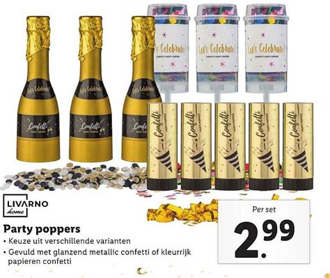 Livarno Home Party Poppers Aanbieding Bij Lidl 1Folders Nl