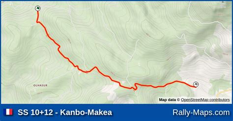 Ss Kanbo Makea Stage Map Rallye Du Pays Basque Coupe