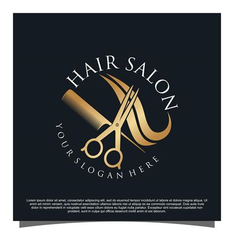 Hair salon logo design Premium Vector 10840472 Vector Art at Vecteezy