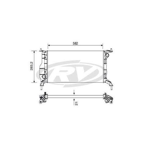 RADIADOR ÁGUA GM CORSA CLASSIC 1 0 2010 A 2016 VISCONDE 12225 Campos