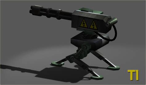 Minigun Turret Pack D Model Ma Unknown Free D