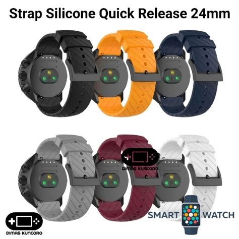 Jual Strap Silicone Quick Release 24mm Silikon Suunto 7 9 Baro Rubber