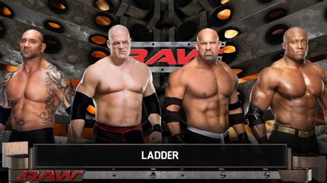 Wwe K Batista Vs Kane Vs Goldberg Vs Bobby Lashley Ladders Full