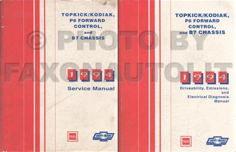 Topkick Kodiak B P Truck Repair Shop Manual Original Volume