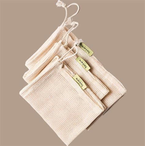 Organic Cotton Mesh Laundry Bag Large Mtnhead