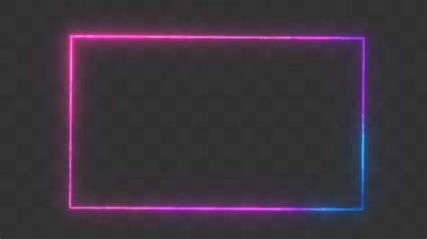 Webcam Overlay Neon Png Image Neon Border Webcam Overlay Neon Frame