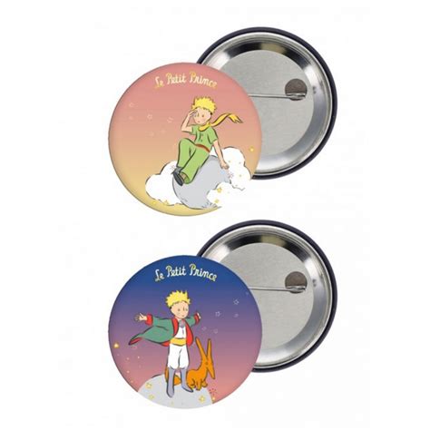 Set de 2 chapas en metal de colección Kiub El Principito