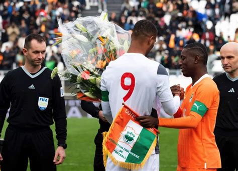 Football Match Amical international la Côte dIvoire tenue en échec