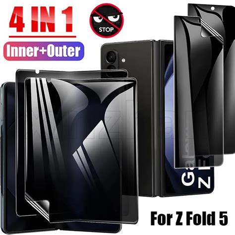 Anti Peep Soft TPU Film Compatible For Samsung Galaxy Z Fold 5 Anti