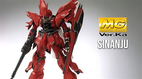 MG Sinanju Ver Ka Bandai Product Preview USA Gundam TV YouTube