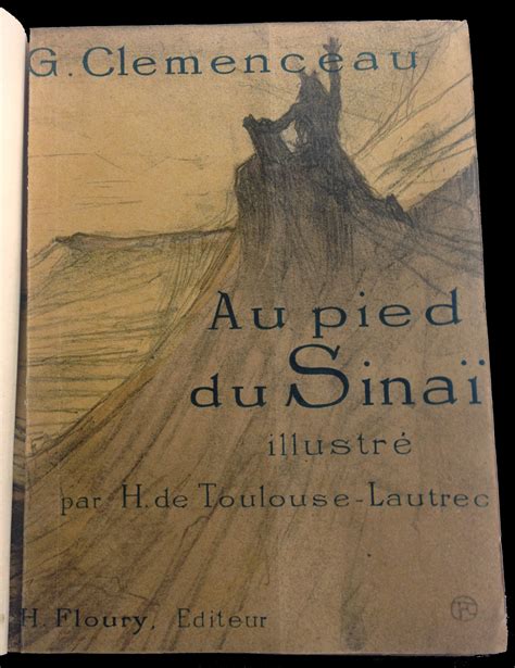 Au Pied Du Sinai With 20 Lithographs By Henri De Toulouse Lautrec