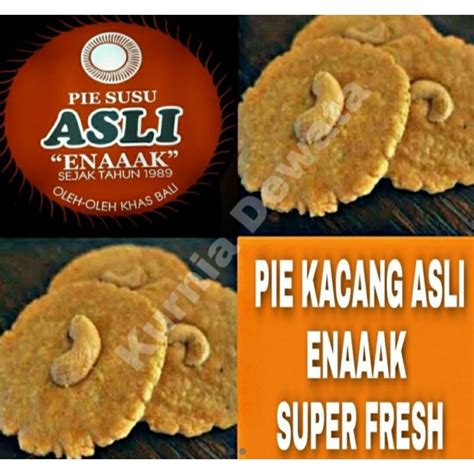 Jual Pie Kacang Asli Enaaak Bali Super Fresh Isi Pcs Shopee Indonesia