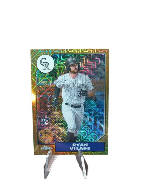 Ryan Vilade 2022 Topps Chrome T87C2 82 35th Anniversary Mojo Refractor