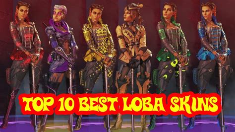 Top 10 Lobas Best Skins Finishers Banners Quips Apex Legends