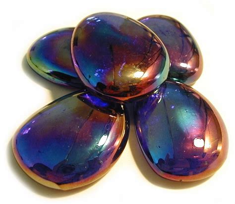 Free Image Of Five Smooth Iridescent Stones