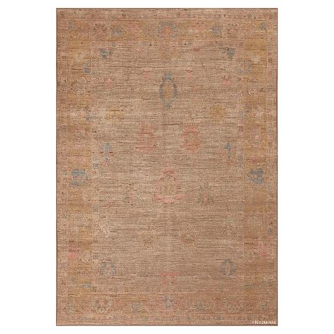 Nazmiyal Collection Warm Tone Room Size Modern Turkish Oushak Rug 6 8