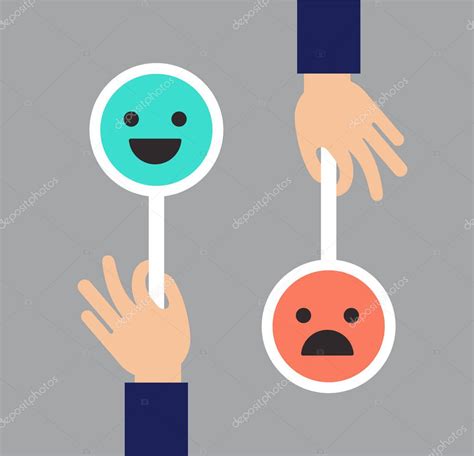 Dise O Del Concepto De Retroalimentaci N Emoticonos Emoji Y Sonrisa