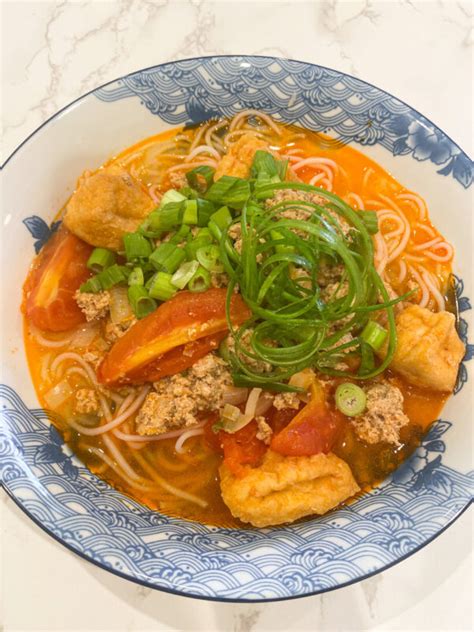 How To Make Bún Riêu Cua (Vietnamese Crab Noodle Soup) - Ta-Daa!