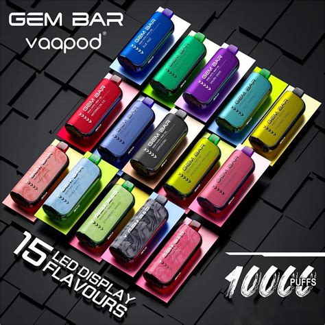 Asterbar Vaapod Gembar Gem Bar GB 10000 Puff Disposable Vape Pen Pod